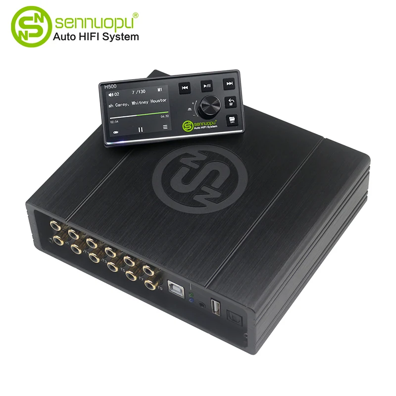Automobilio garso 8 CH stiprintuvas su 10 CH DSP procesoriumi