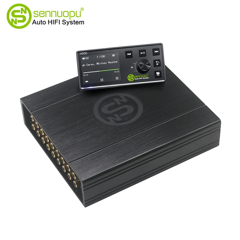 Automobilio garsas 8*30W stiprintuvas su 12CH DSP