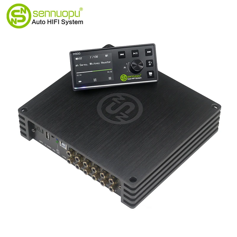 Automobilio garsas 8*50W DSP stiprintuvas su 10CH