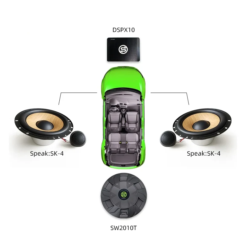 10 Inch Active Spare Tire Subwoofer