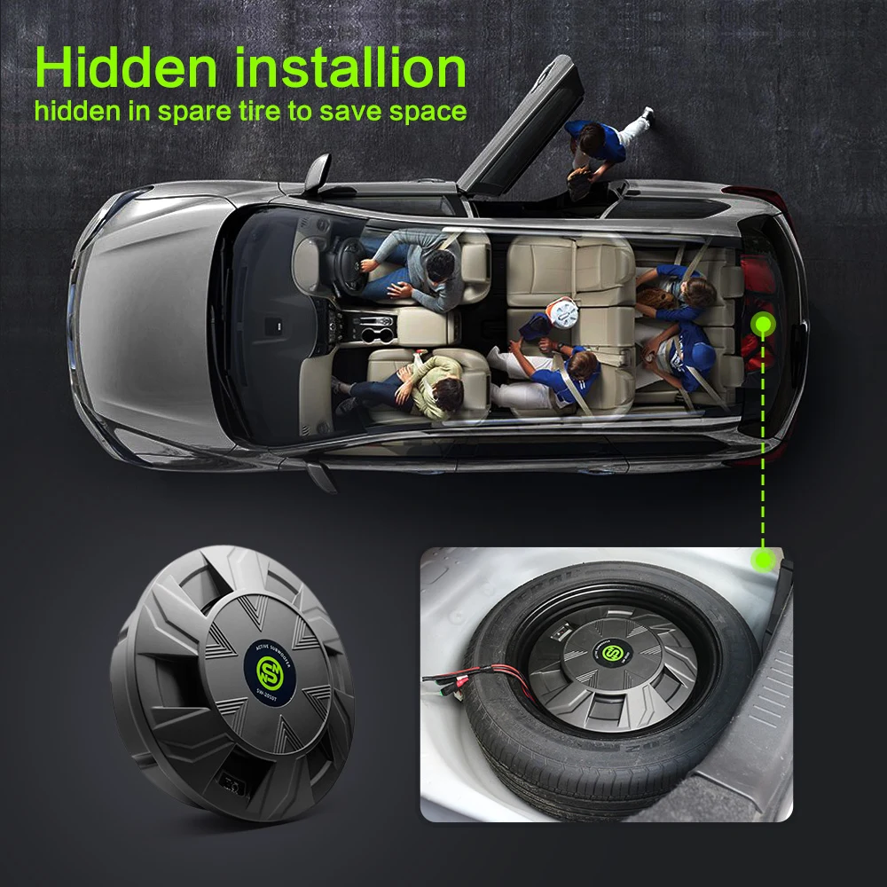 10 Inch Active Spare Tire Subwoofer